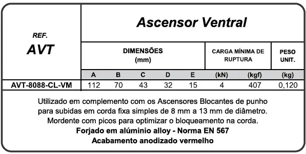 AVT - Ascensor Ventral - MED