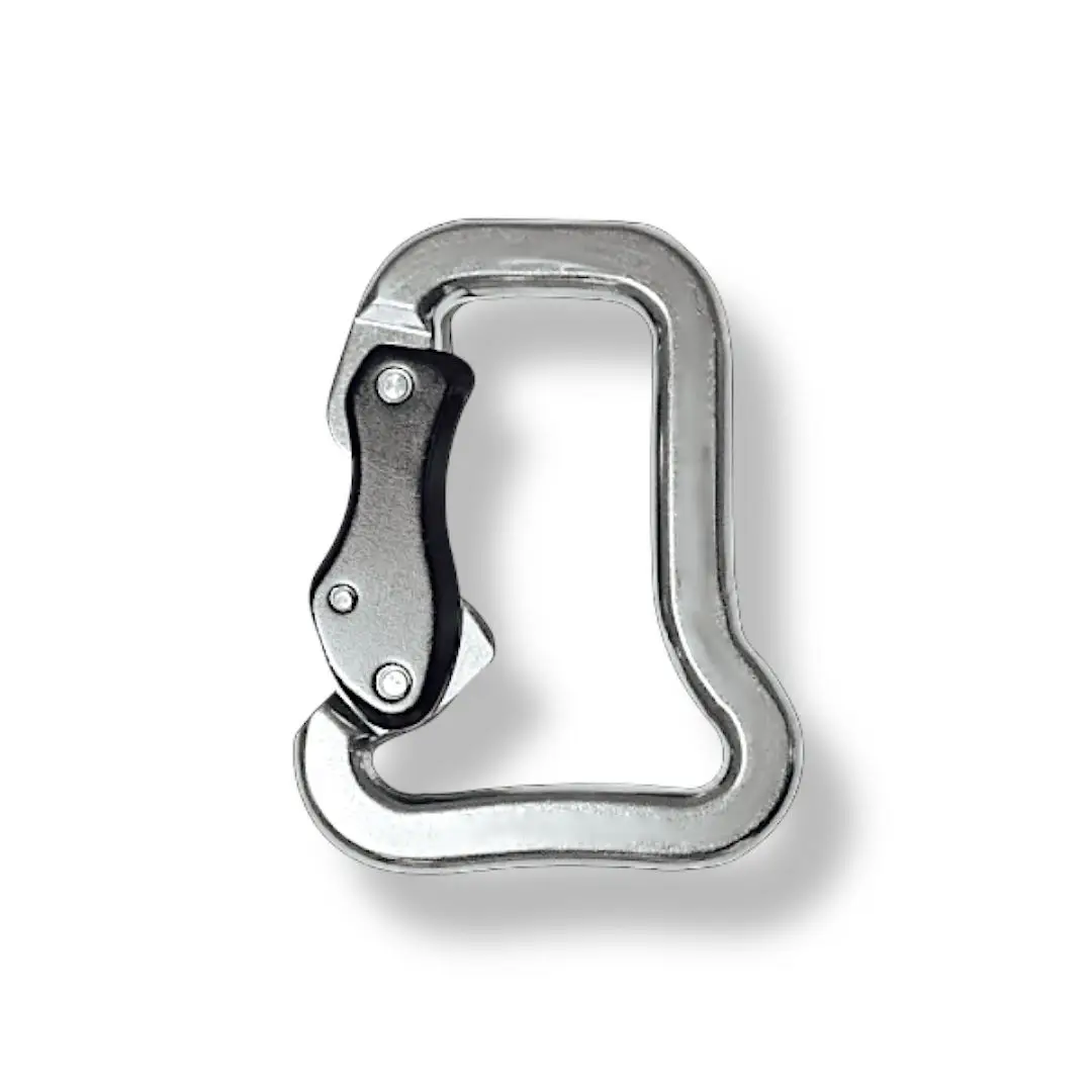 MAPP - Mosquetão para Parapente - Assimétrico - Trava Dupla Automática