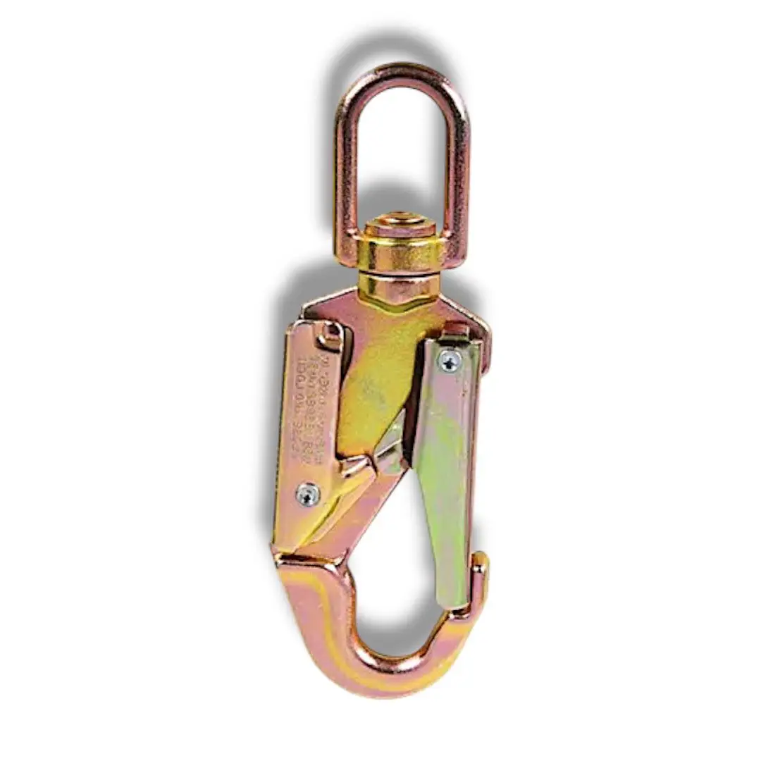 MGGO - Mosquetão GXO - Gancho x Olhal - Trava Dupla - Sinalizador de Stress