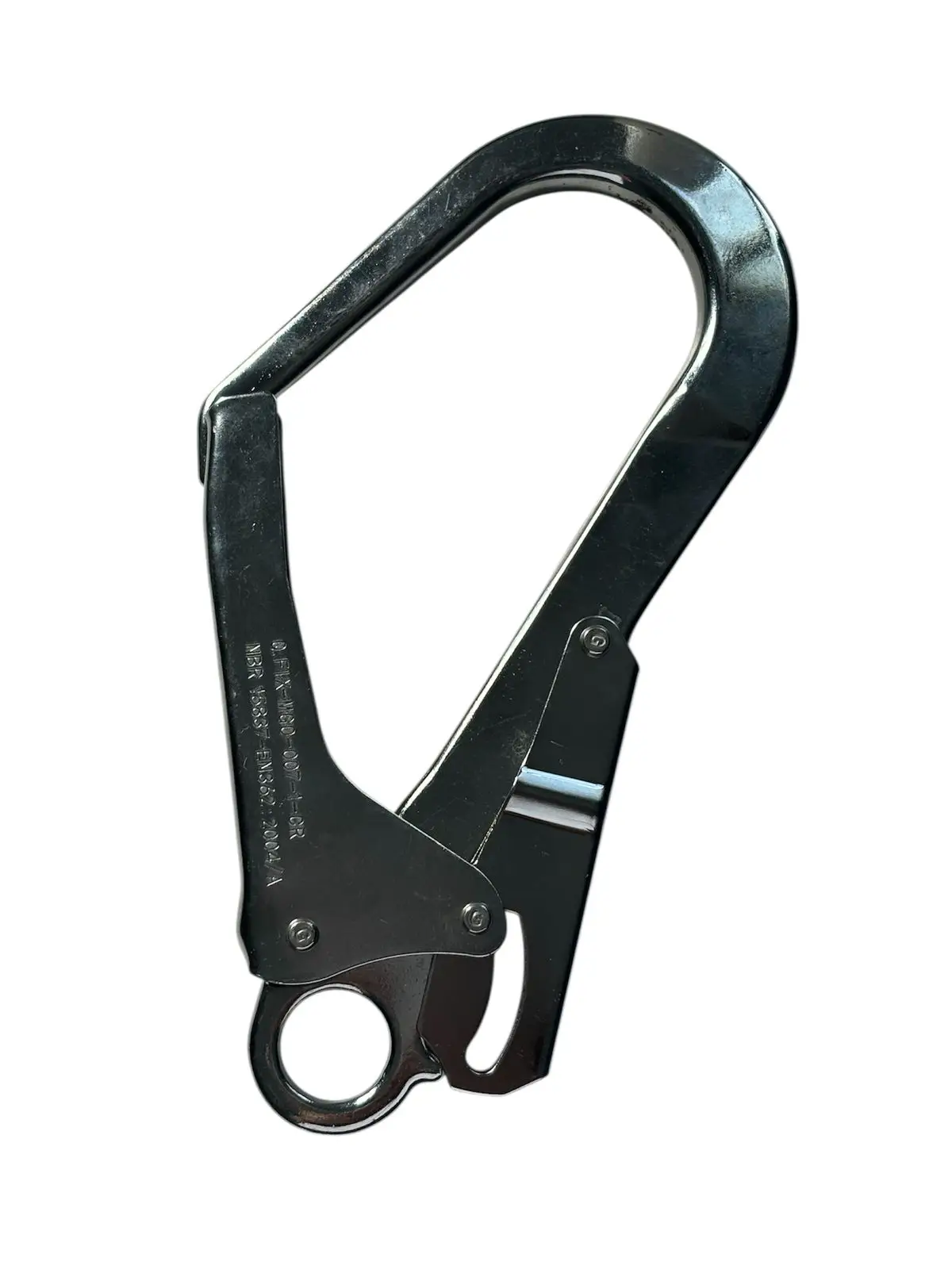 MGO-007-1-GR - Mosquetão GXO - Gancho x Olhal - Trava Dupla