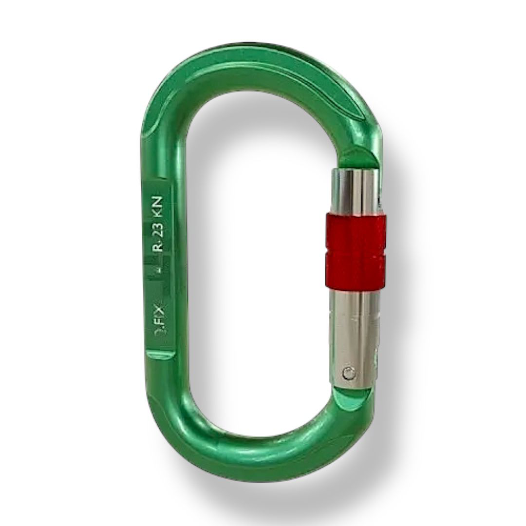 MOAL - Mosquetão Tipo O - Assimétrico - Travas Múltiplas