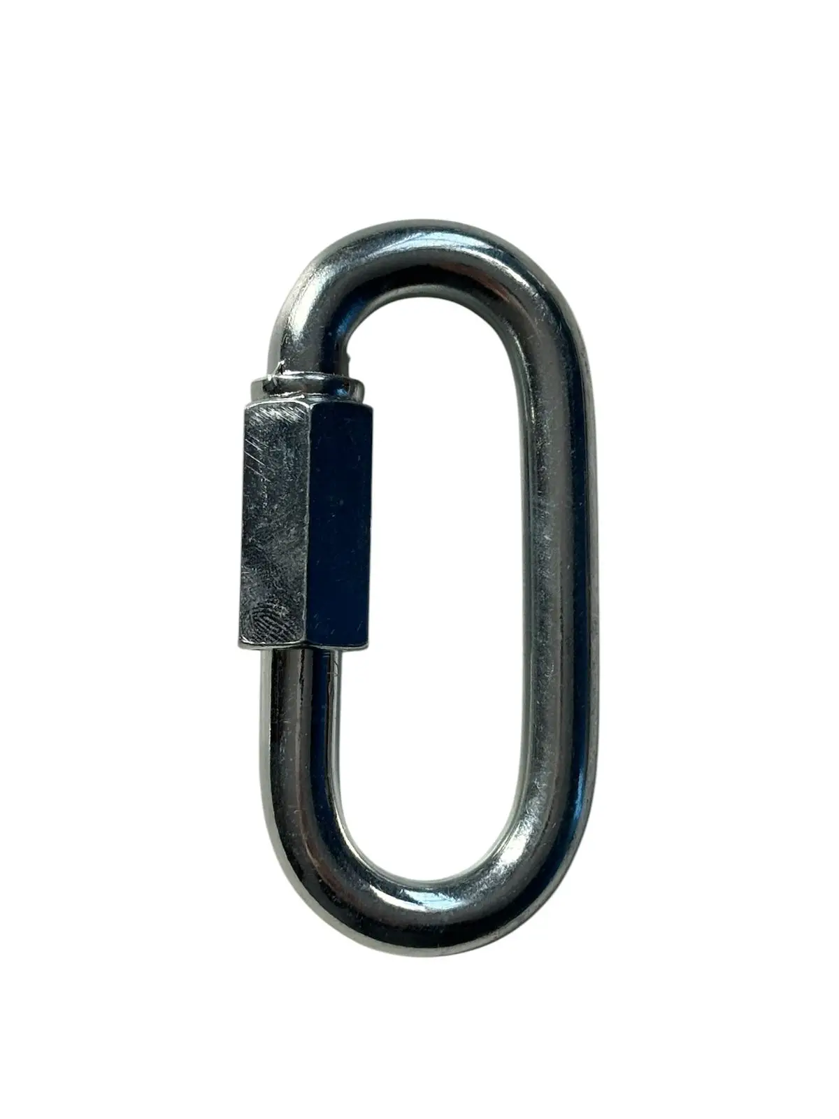 MOR - Mosquetão Tipo Oval - Malha Rápida - Trava Roscada