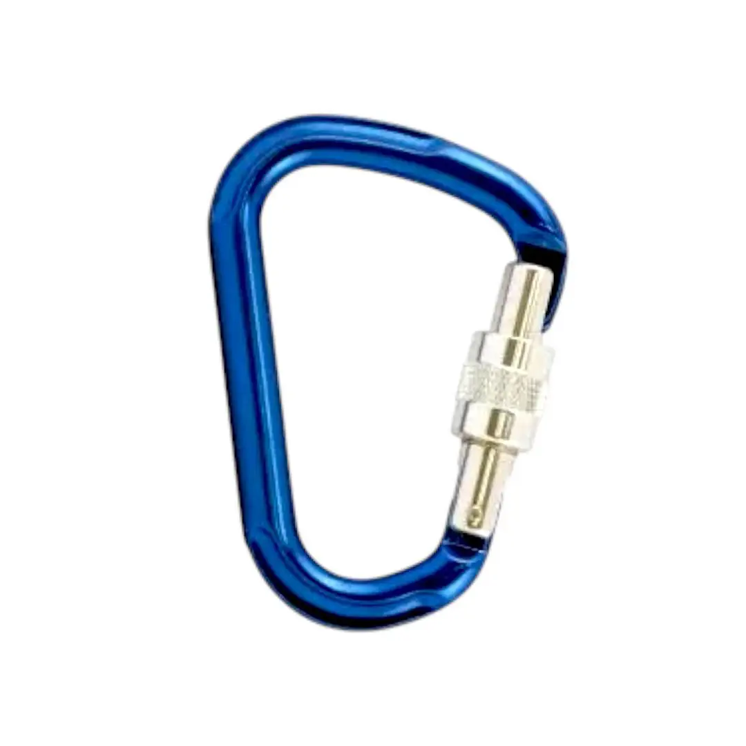 MPAL - Mosquetão Tipo Pera - Assimétrico - Trava Dupla Roscada